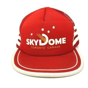 Skydome Toronto Canada Mesh Trucker Snapback VTG